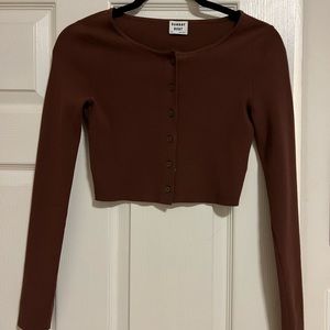 LIKE NEW Sunday Best (Aritzia) “Izzy” Cropped Cardigan - 2XS